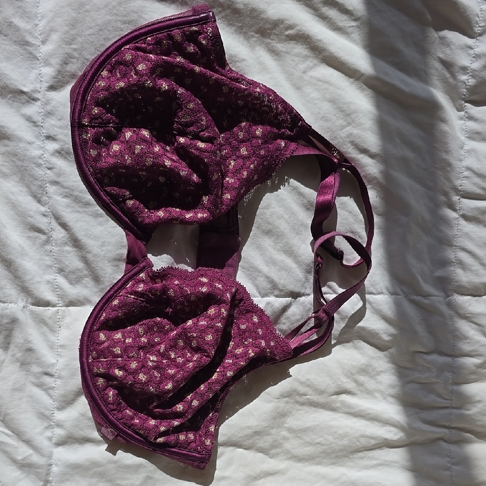 Victoria Secret Purple Floral Bra